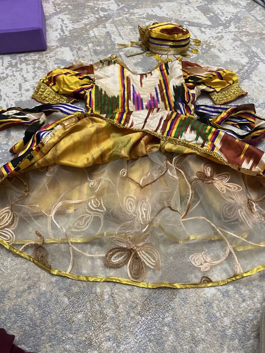 Өзбек ұлттық киімі 5-6 жасқа