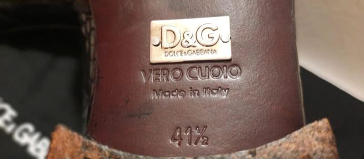 Pantofi bărbați eleganți D&G (Dolce & Gabbana) – Mărimea 41.5 (41 1/2)