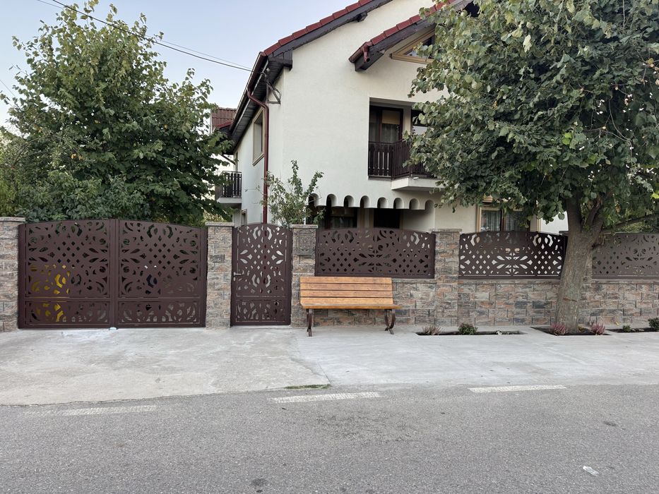 Porti Auto si pietonale, batante si culisante vopsite in camp electrostatic