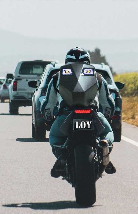 Мото Раница С LCD LED Дисплей, 2 Цвята