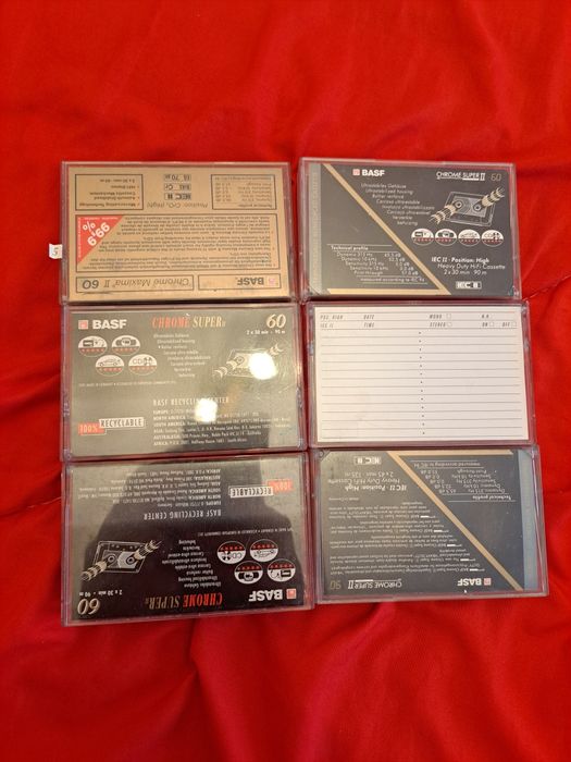 Casete audio chrome Basf