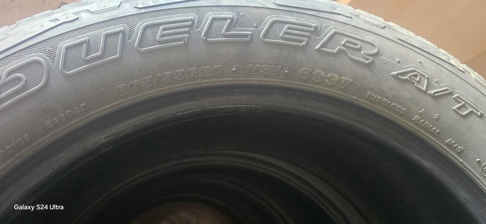 Продам летние резины Bridgestone 265/55/20