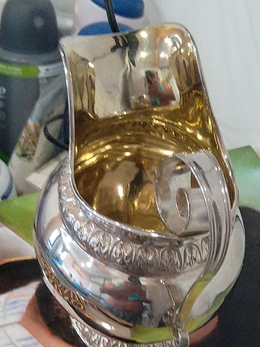 Продавам антична сребърна кана Дания 1825 година Уникална