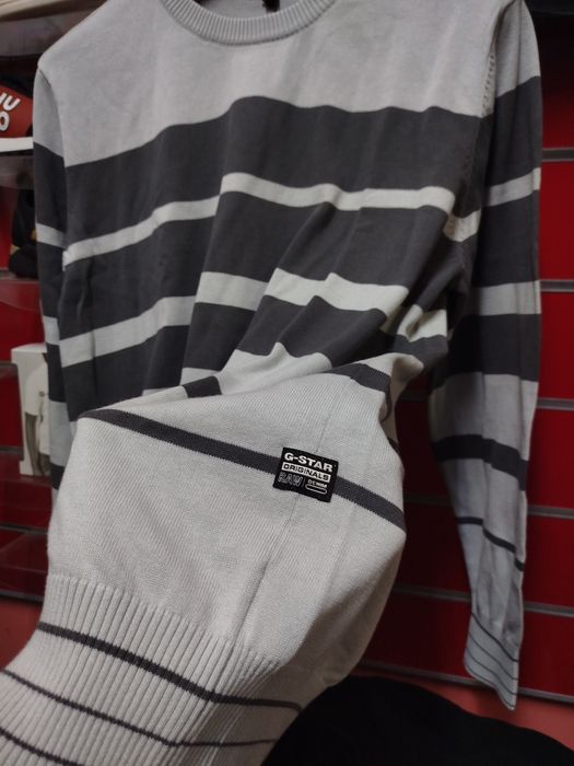 Оригинален тънък пуловер G-Star Raw Irregular XXL блуза фланела суичър