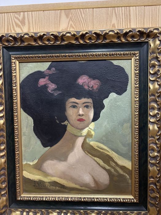 Продам картину «Женщина в шляпе» холст масло
