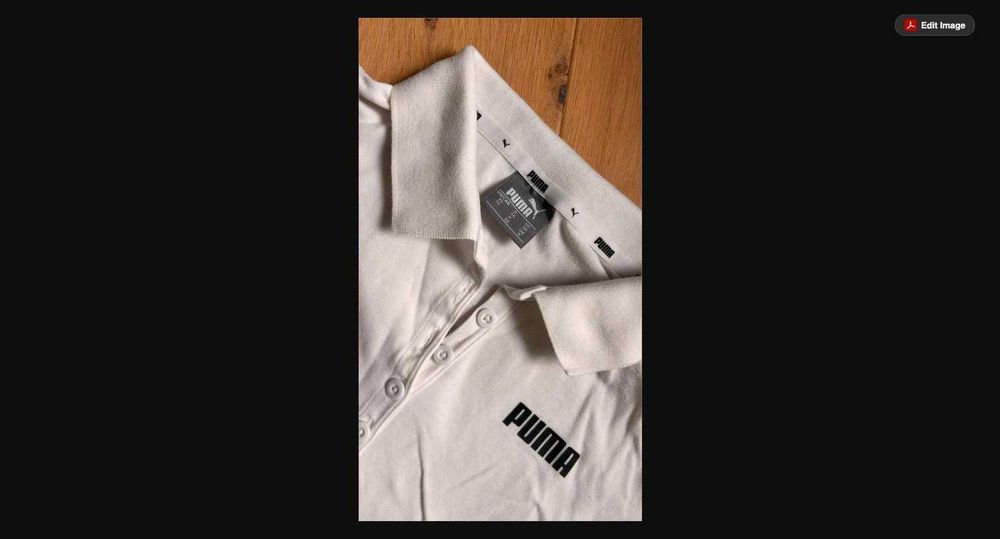 Tricou polo dama Puma, alb clasic, Marimea XS/34