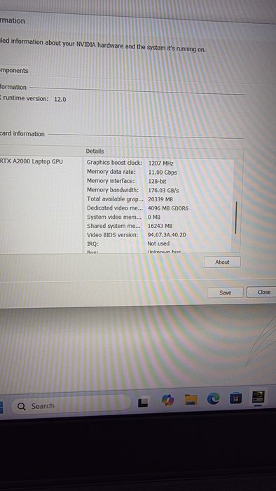 Lenovo Thinkpad P15V Gen 2 i.7 11800H Nvidia Rtx A2000 4gb ddr6
