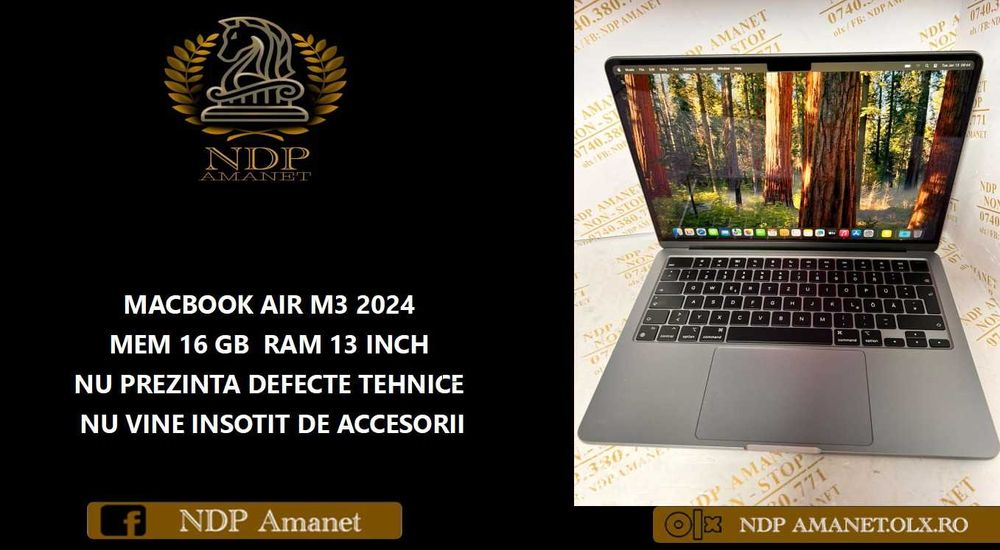 NDP Amanet Calea Mosilor 298  MACBOOK AIR M3 2024 (42941)