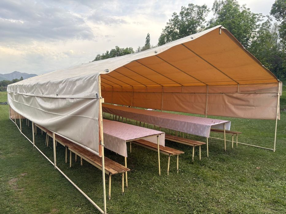 Аренда палаток и стол стулья