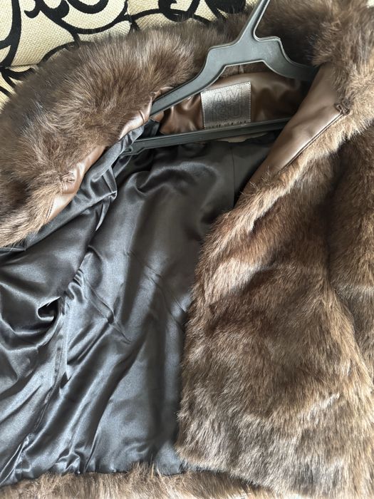 Шуба коричневая