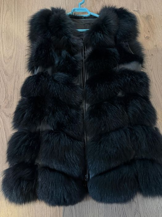 Vesta din Blana Naturala de Vulpe