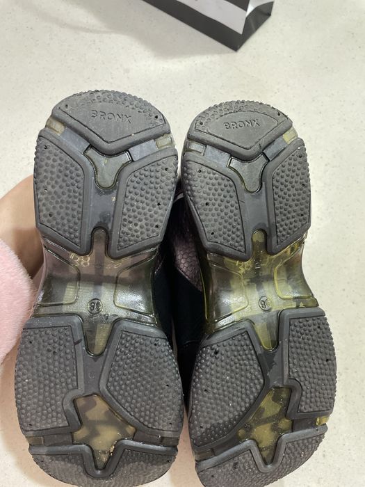 Sneakers din piele naturala Bronx.