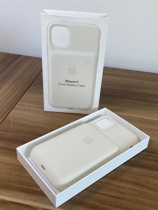 Apple Smart Battery Case, Compatibil IPhone 11, White, Noua