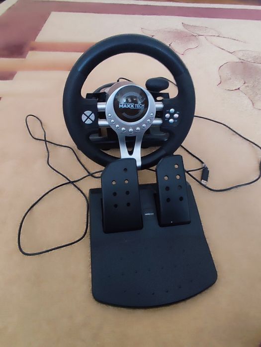 Volan + pedale MAXX TECH
