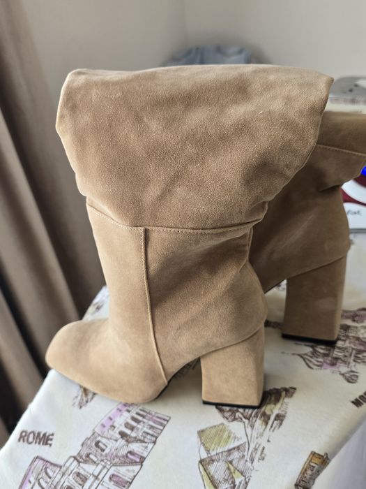 Cizme camel bej pimkie