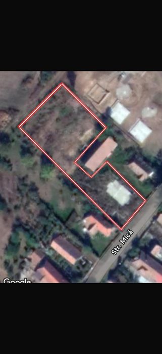 Teren intravilan cu FUNDAȚIE și proiect