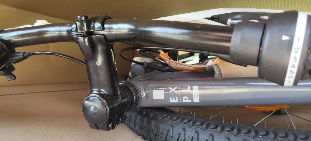 ROCKRIDER - Bicicletă MTB Expl 50 Gri | Decathlon