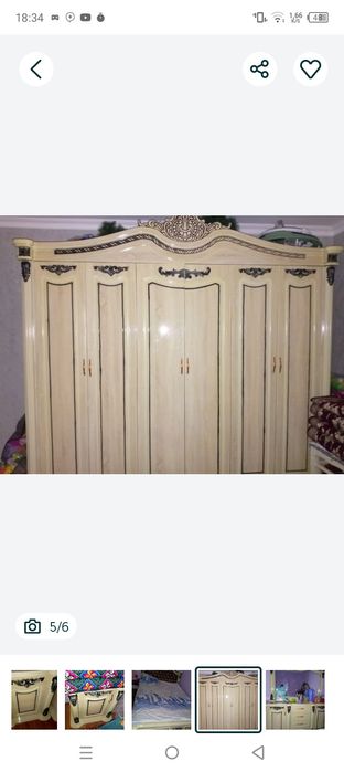 Mebel sotiladi . holati yaxshi. Jizzax gallaorol da.