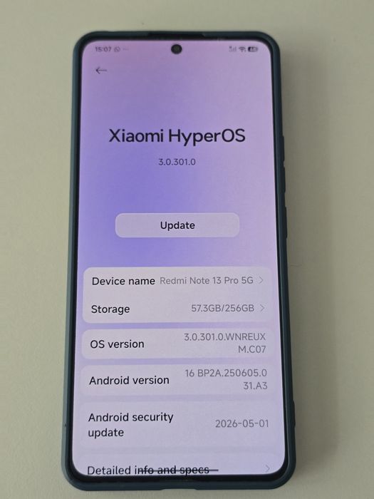 Xiaomi redmi note 13 pro 5g 256GB 8GB RAM