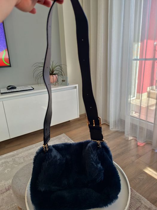 Дамкса чанта Furla Navy