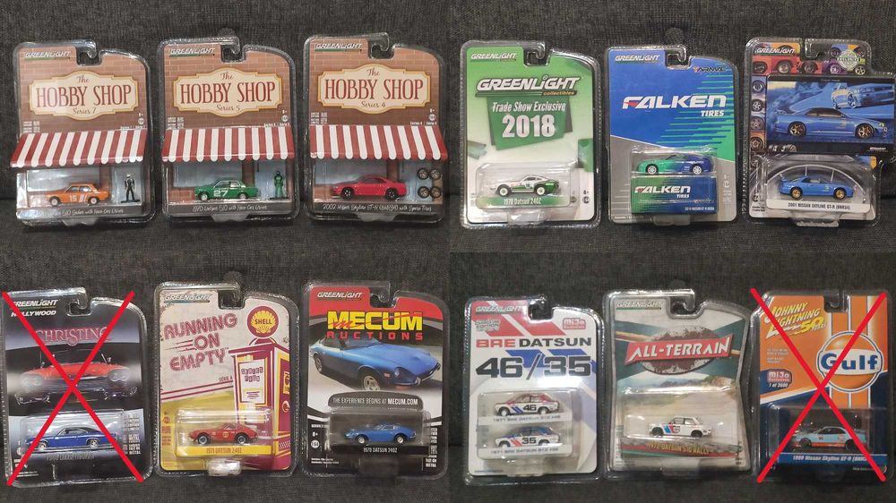 авто модели 1/64 Greenlight, M2 Machines, Johnny Lightning, Hot wheels