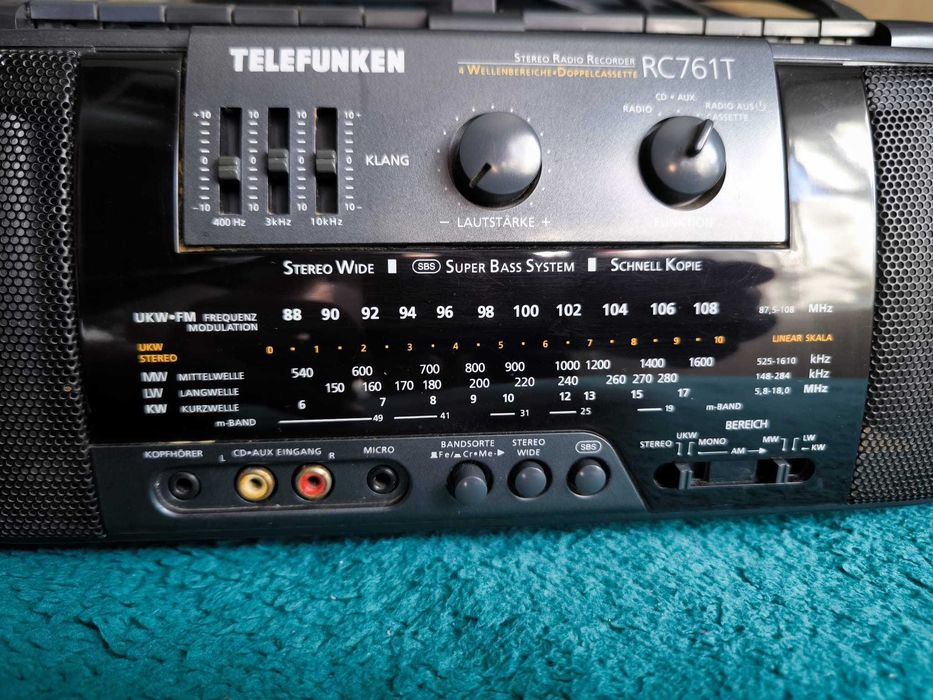 Dublu radiocasetofon Telefunken