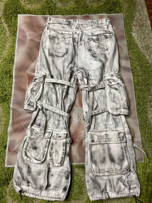 Blugi Cargo Washed Coal barbatesti ,  L~XL Whelm