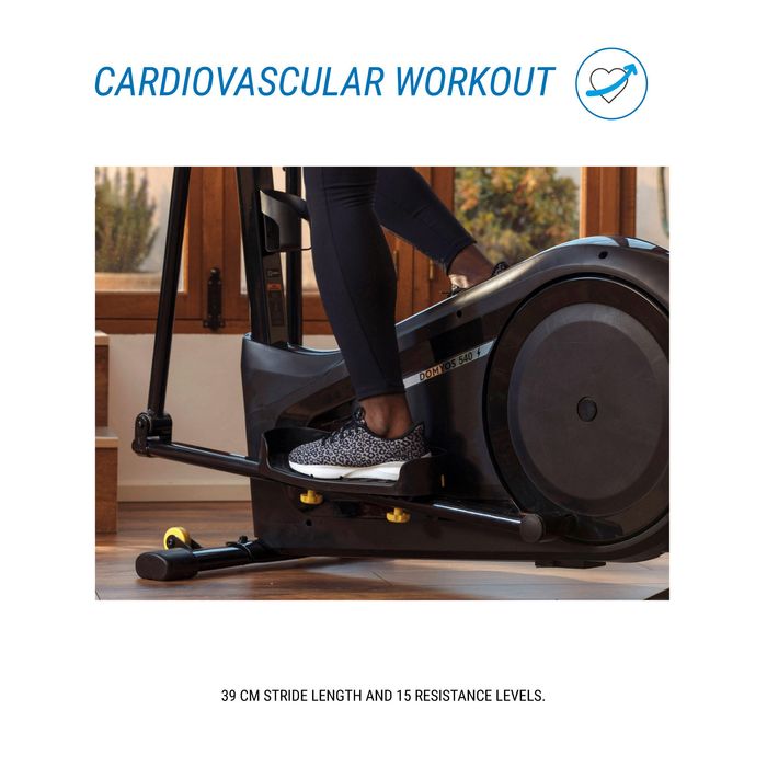 Bicicletă eliptică El540 auto-alimentată, - produs resigilat Decathlon