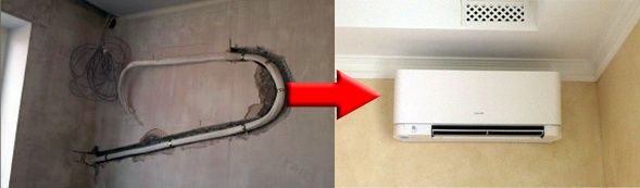 Установка кондиционера