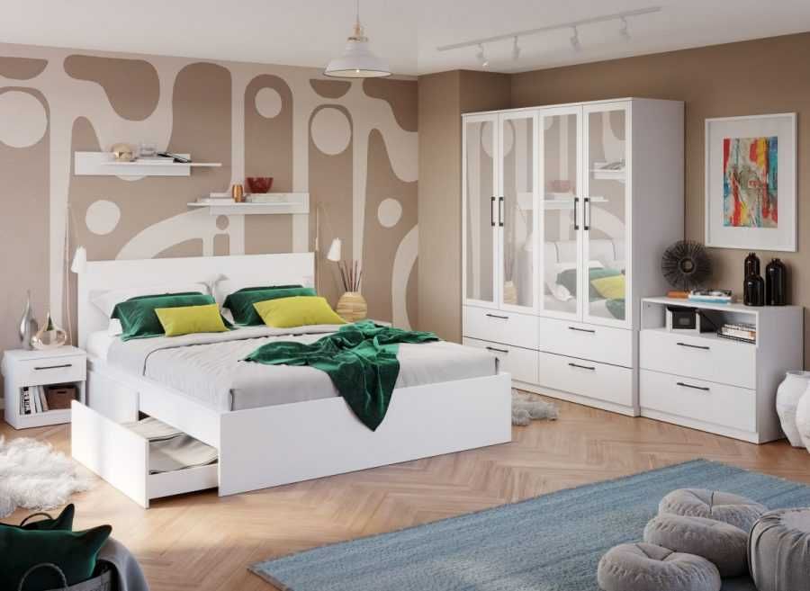 Set Dormitor Snow C17 cu oglinda