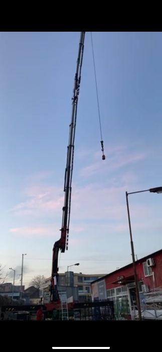 Комбиниран транспорт с кран 32м