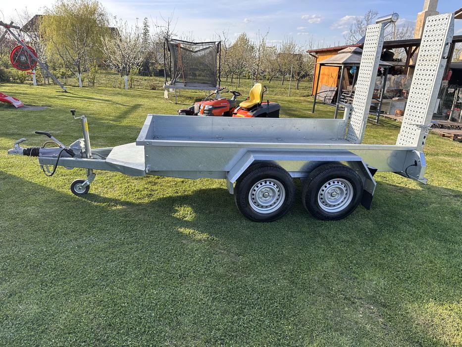 Remorca miniexcavator 3.5t zincata NOUA