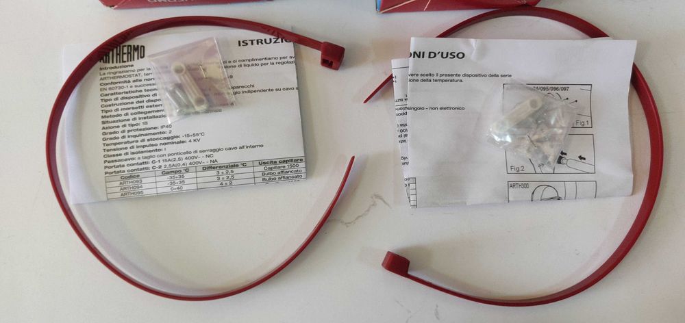 2 BUC NOI - Termostat SPDT 16A 400VAC 20-90°C ARTH300