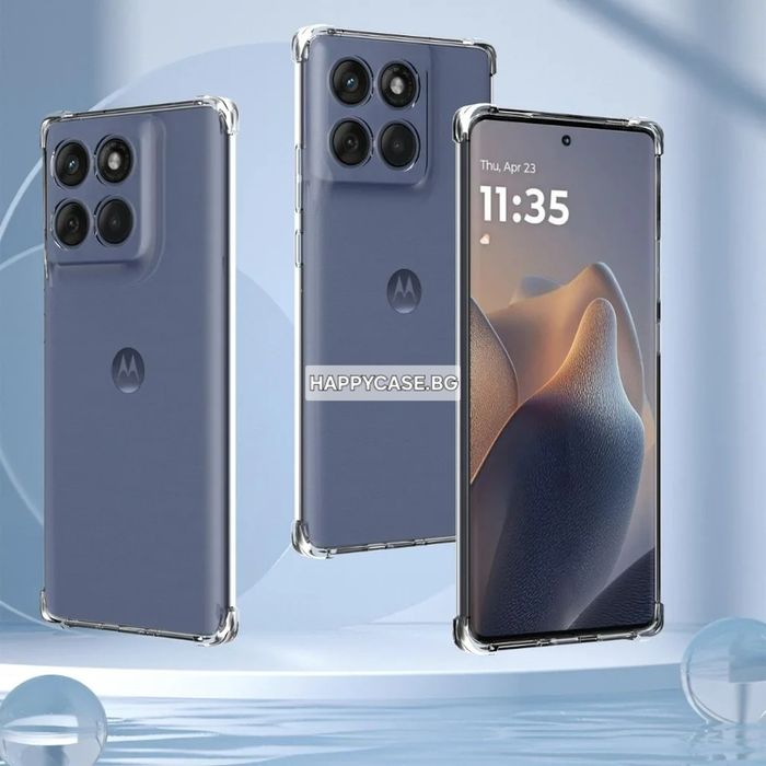 Motorola Edge 60 / 60 Fusion / 60 Pro / Удароустойчив TPU силиконов кейс с камера протектор