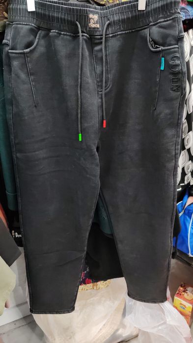 Джинсы с начёсом