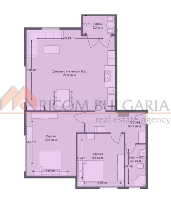 3-стаен в Варна - сграда Ella