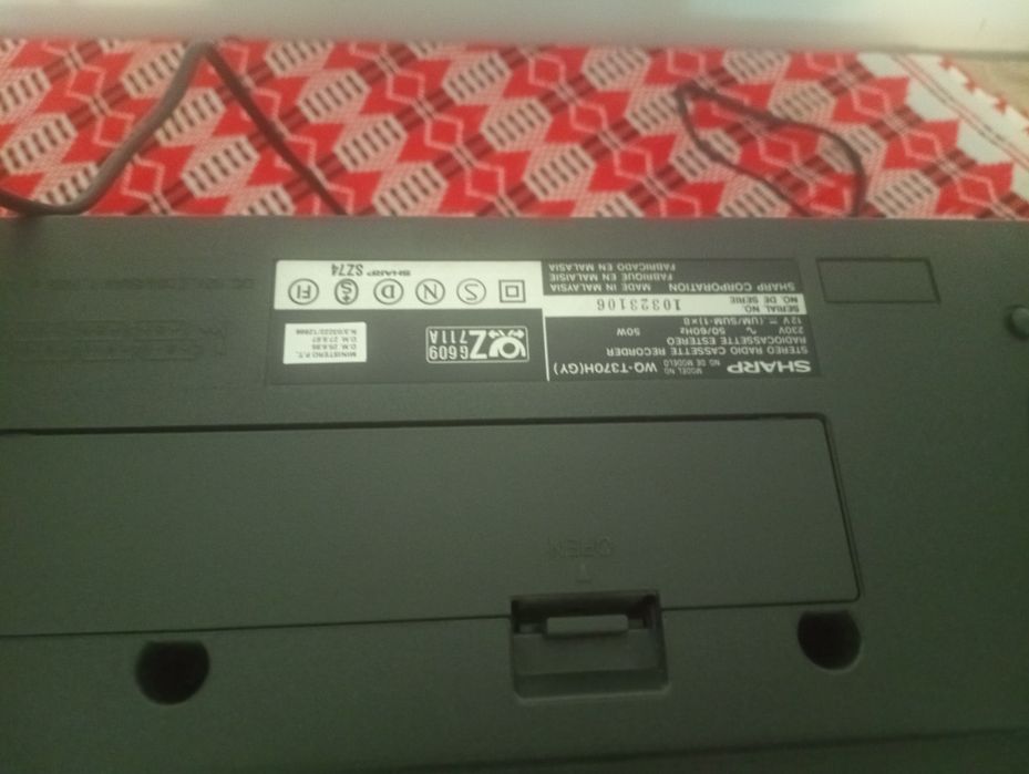 Dublu Radio Casetofon Sharp WQ T-370H