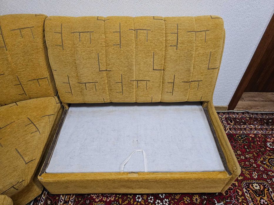 Ъглов диван разтегателен