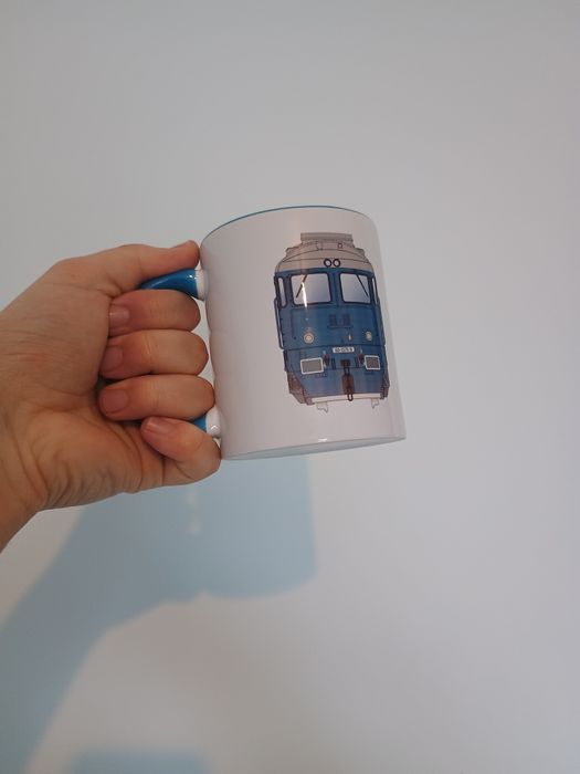 Locomotiva CFR DA 060 cană pahar personalizabilă, trenuleț electric HO