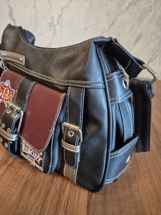 Сумка через плечо винтажная