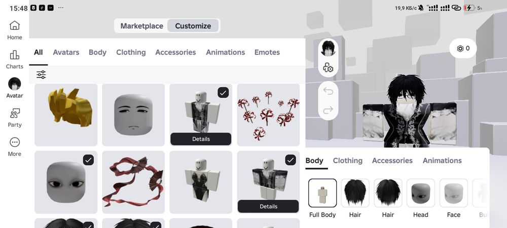 ПРОДАМ аккаунт в роблоксе