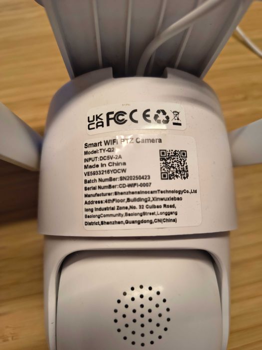 Продава szsinocam smart wifi ptz camera модел ty-q2