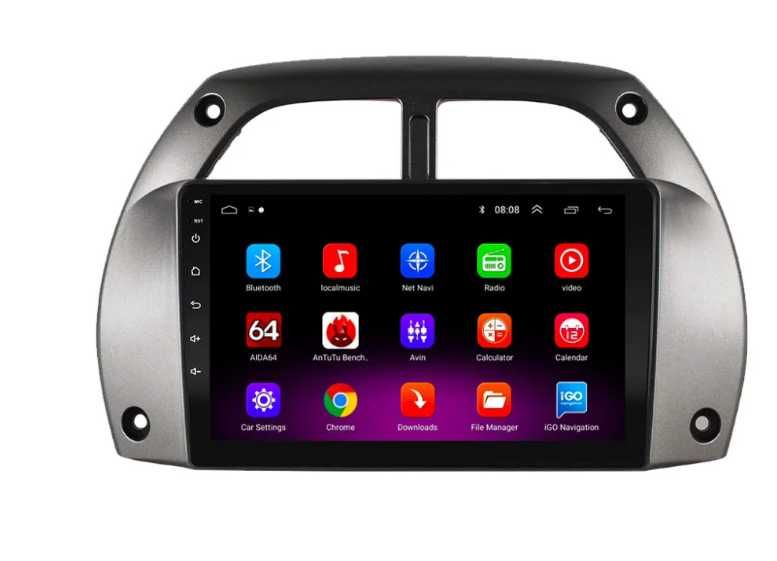 9-инчова мултимедия за Toyota RAV4 (2001–2005) + Подарък камера