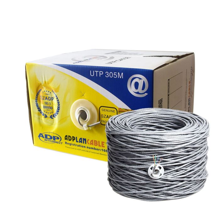 UTP Cat 5e кабель для интернет и видеонаблюдение