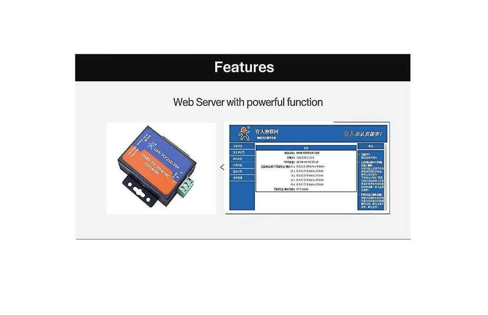 Convertor RS485 la Ethernet