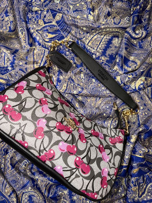 Geanta Coach print cirese de dama