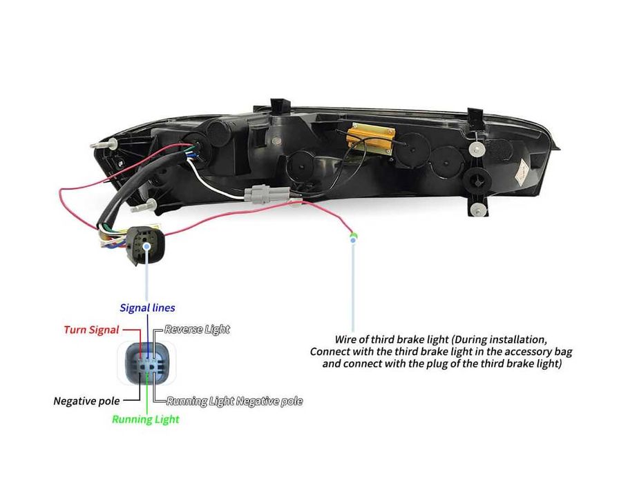 Стопове с динамични жълти мигачи за Chevrolet Camaro 2016- 2017 2018
