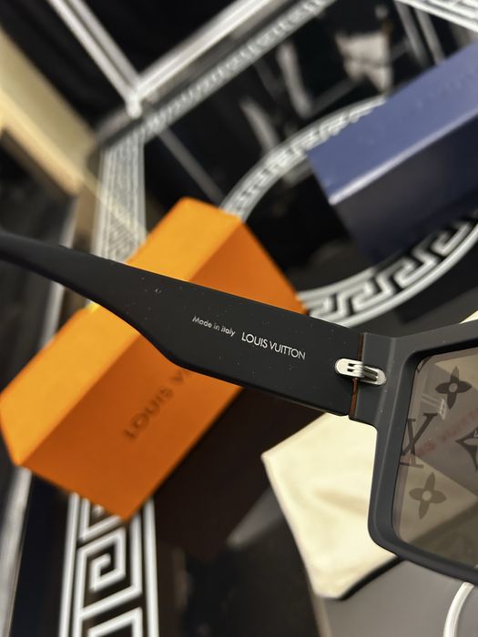 Ochelari Louis Vuitton Monogram Black Shield Luxury Design NOI cu Cutie