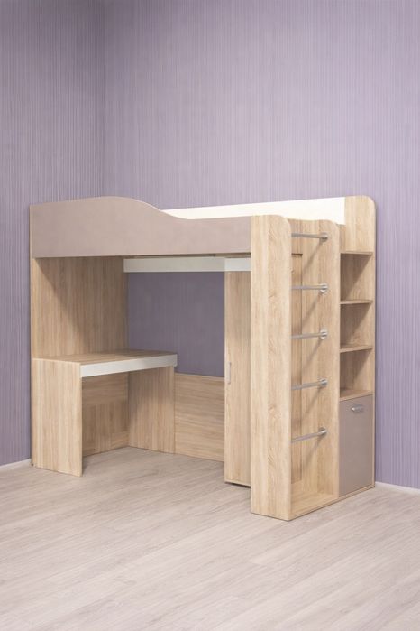 Детско легло с бюро + матрак