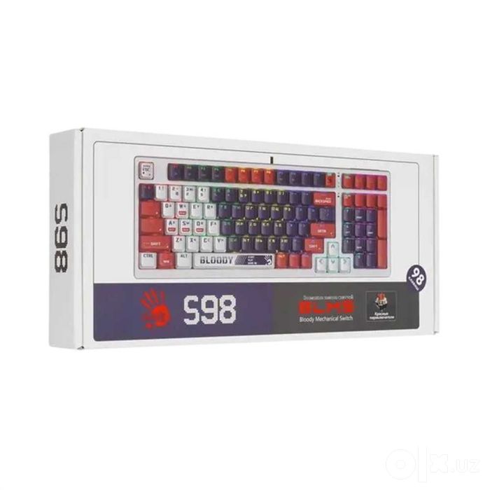 Проводная механическая игровая клавиатура Bloody S98 Sport RGB +/